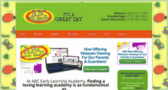 Desktop Screenshot of abcearlylearning.com